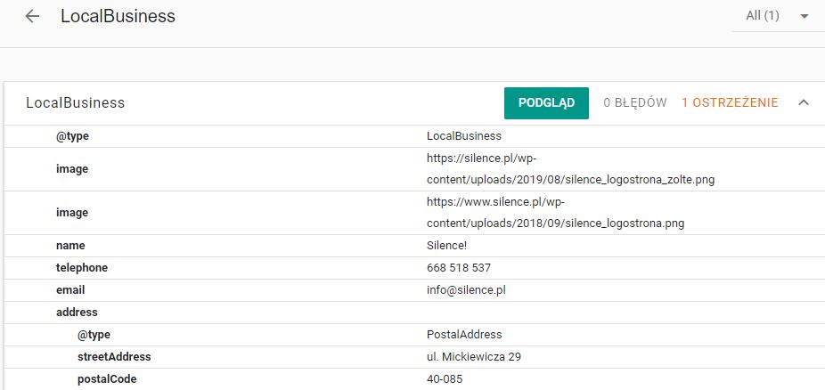 schema org a pozycjonowanie lokalne