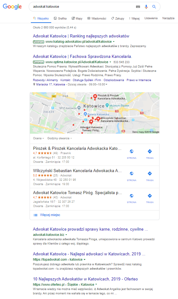 geolokalziacja a pozycjonowanie lokalne